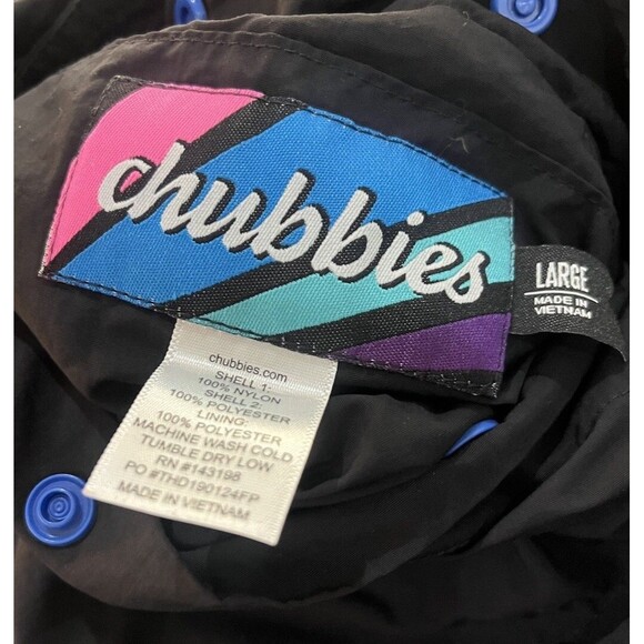 Chubbies Men’s L Reversible 1/2 Zip Fleece Jacket Southwestern/Aztec - Picture 14 of 14
